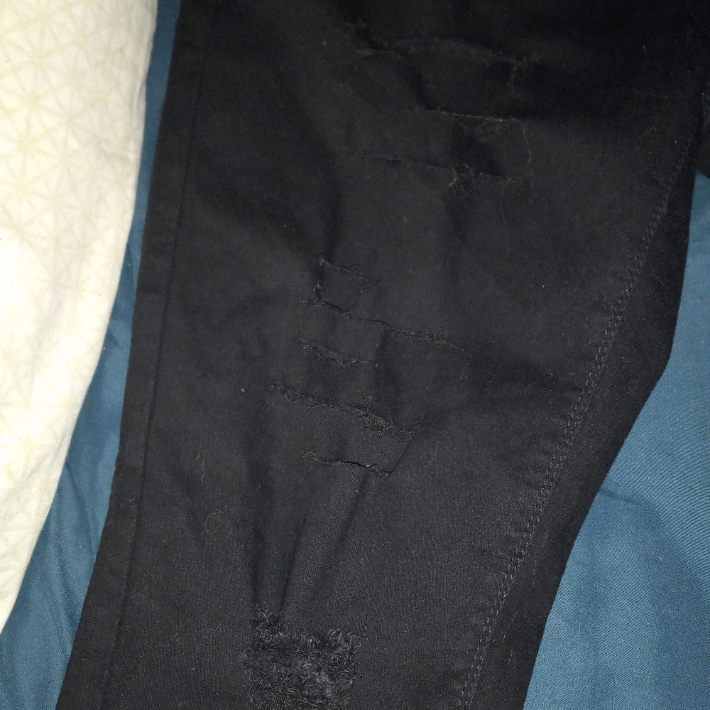 Womans black jeans
